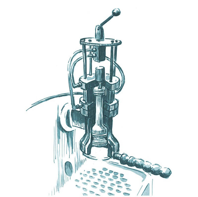 Pneumatic “lever” machine